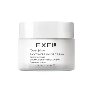 Crema facial con fitoceramidas hidratante refrescante y protectora exel green line