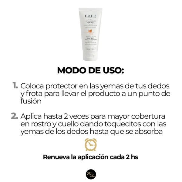 Protector bloqueador solar facial SPF 60 UVA 27 con color control de brillo